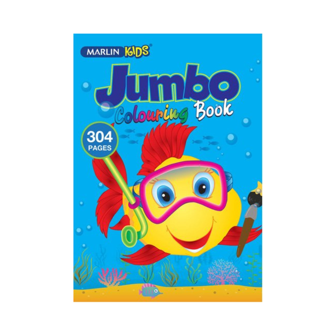 MARLIN COLOURING BOOK KIDS JUMBO 304PG