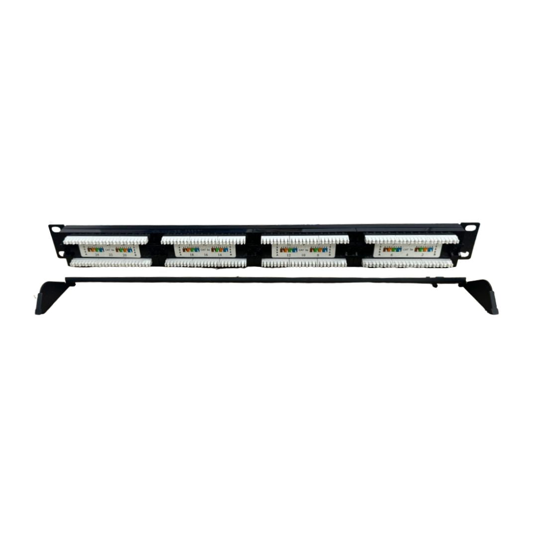 24 Port Patch Panel Rack mount CAT6