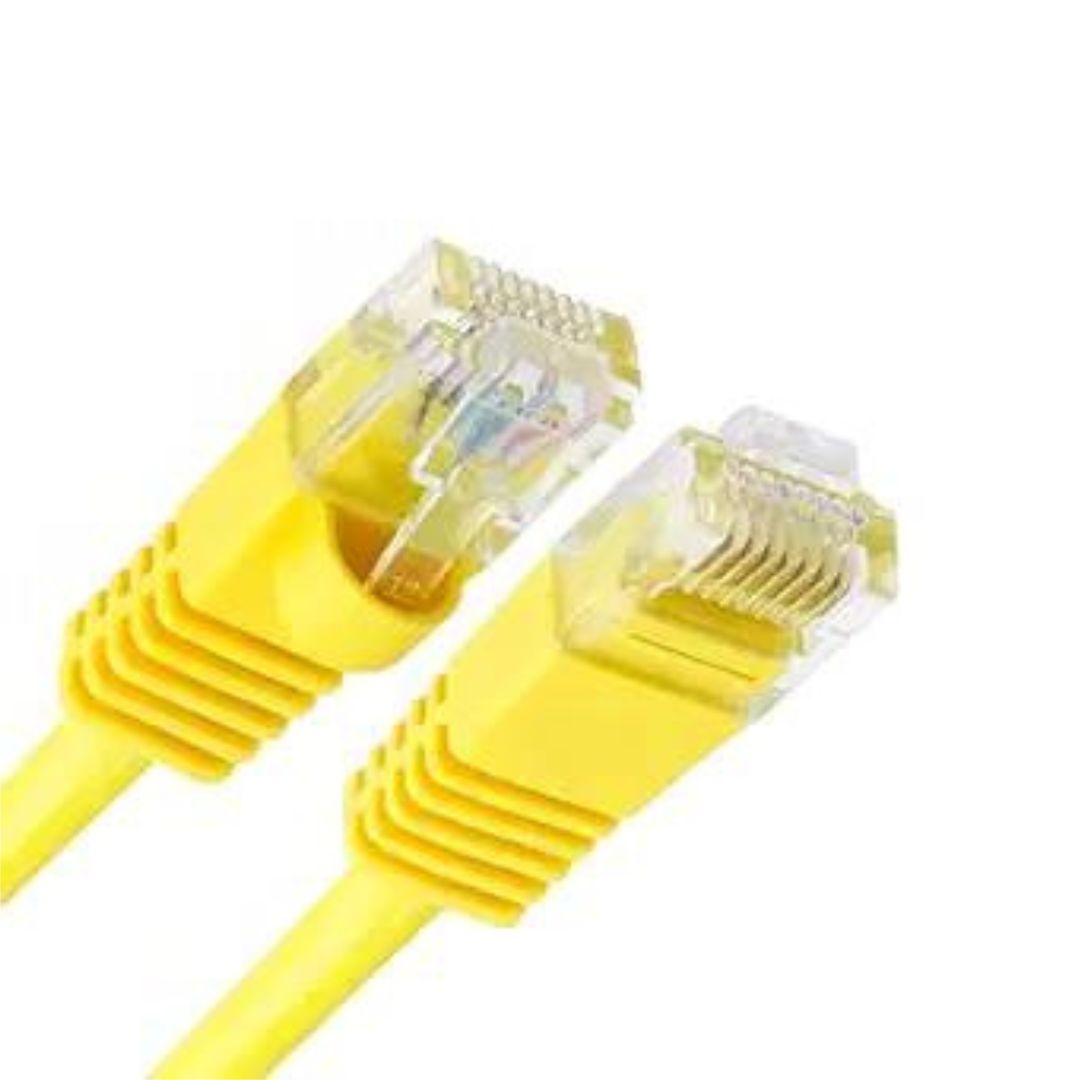 UTP Patch Cable 22cm CAT5 Yellow
