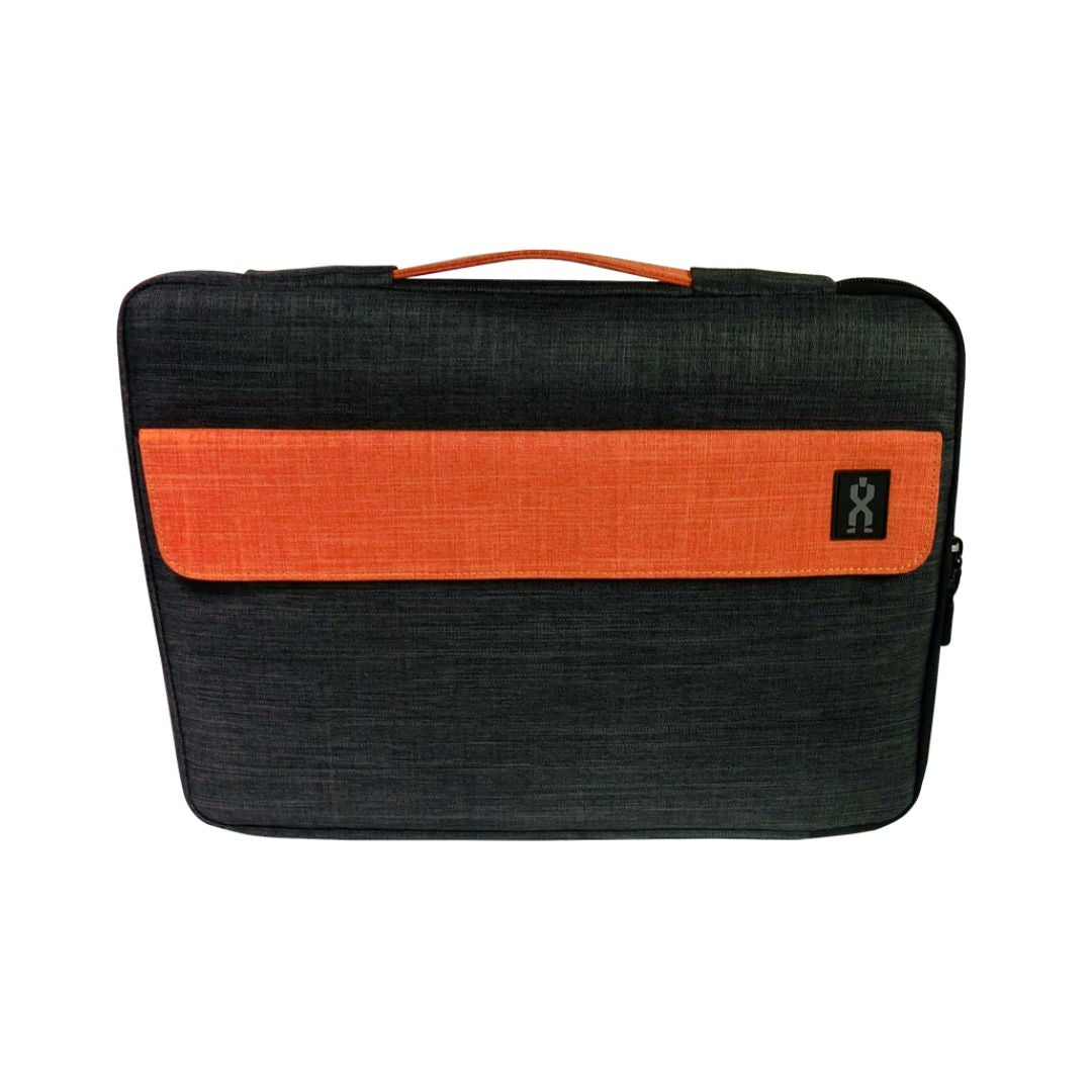 CasePax 16" Ultrabook Slim Laptop Sleeve Grey/Orange