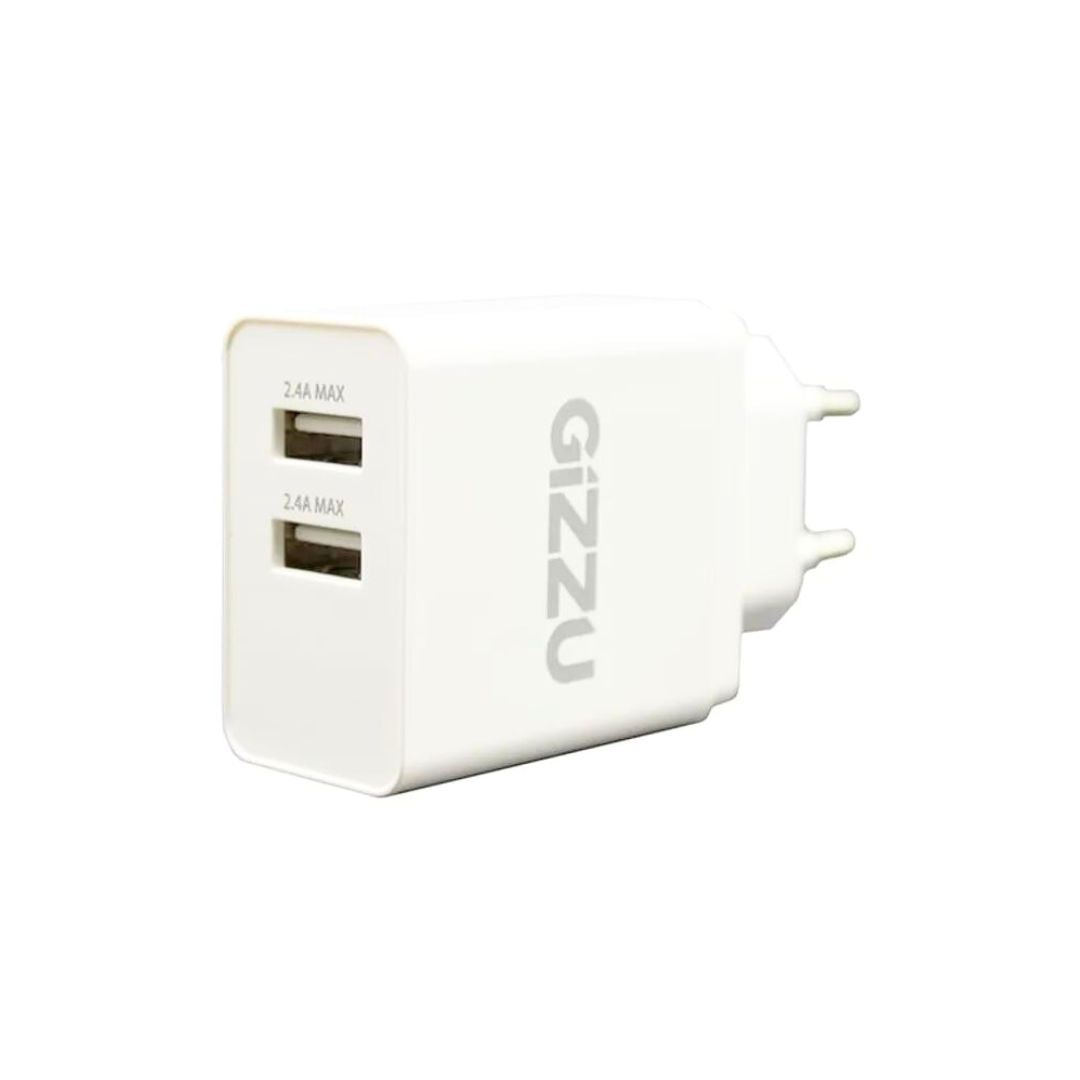 GIZZU WALL CHARGER DUAL USB PORT 3.4A