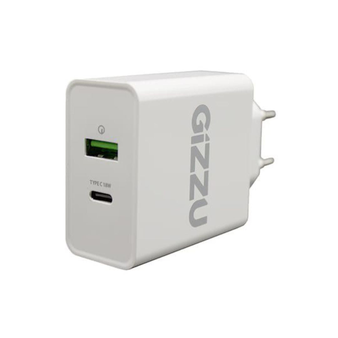 Gizzu 36W PD Type C & USB QC 3.0 Wall Charger