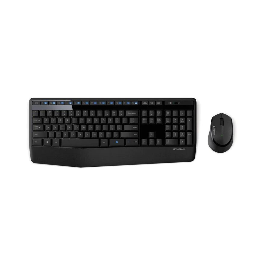 Logitech Combo MK345 Wireless Keyboard & Mouse with Palm Res