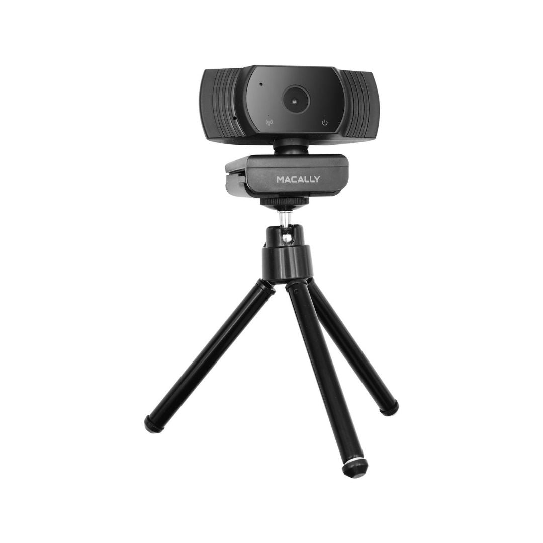 MACALLY Full HD 1080P USB-A webcam with TRIPOD - Black