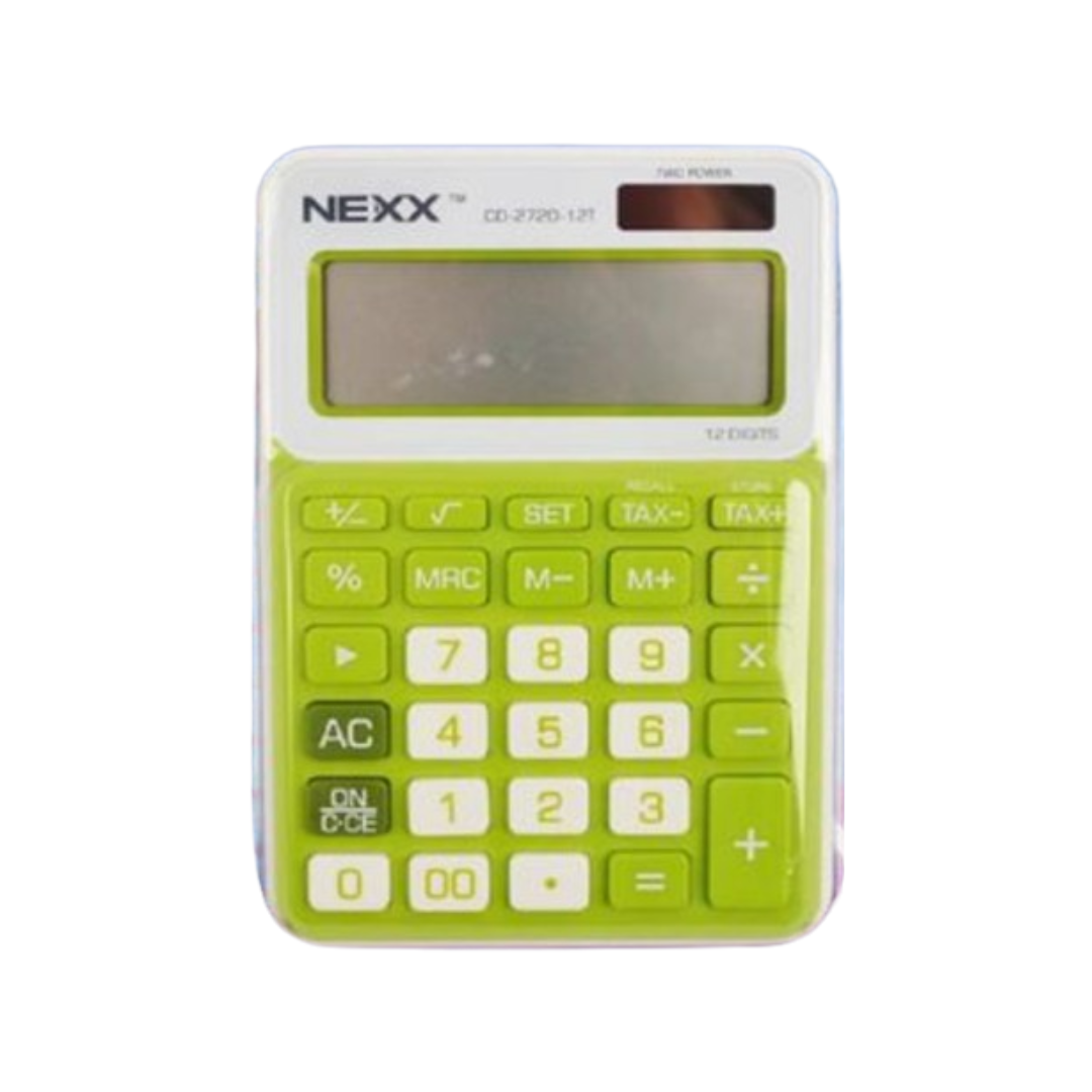 Calculator12 Digit Nexx CD2720 Green