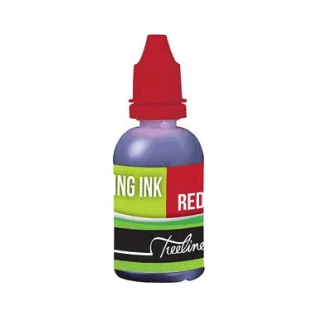 Ink 30ml Treeline Endorsing Stamp Red