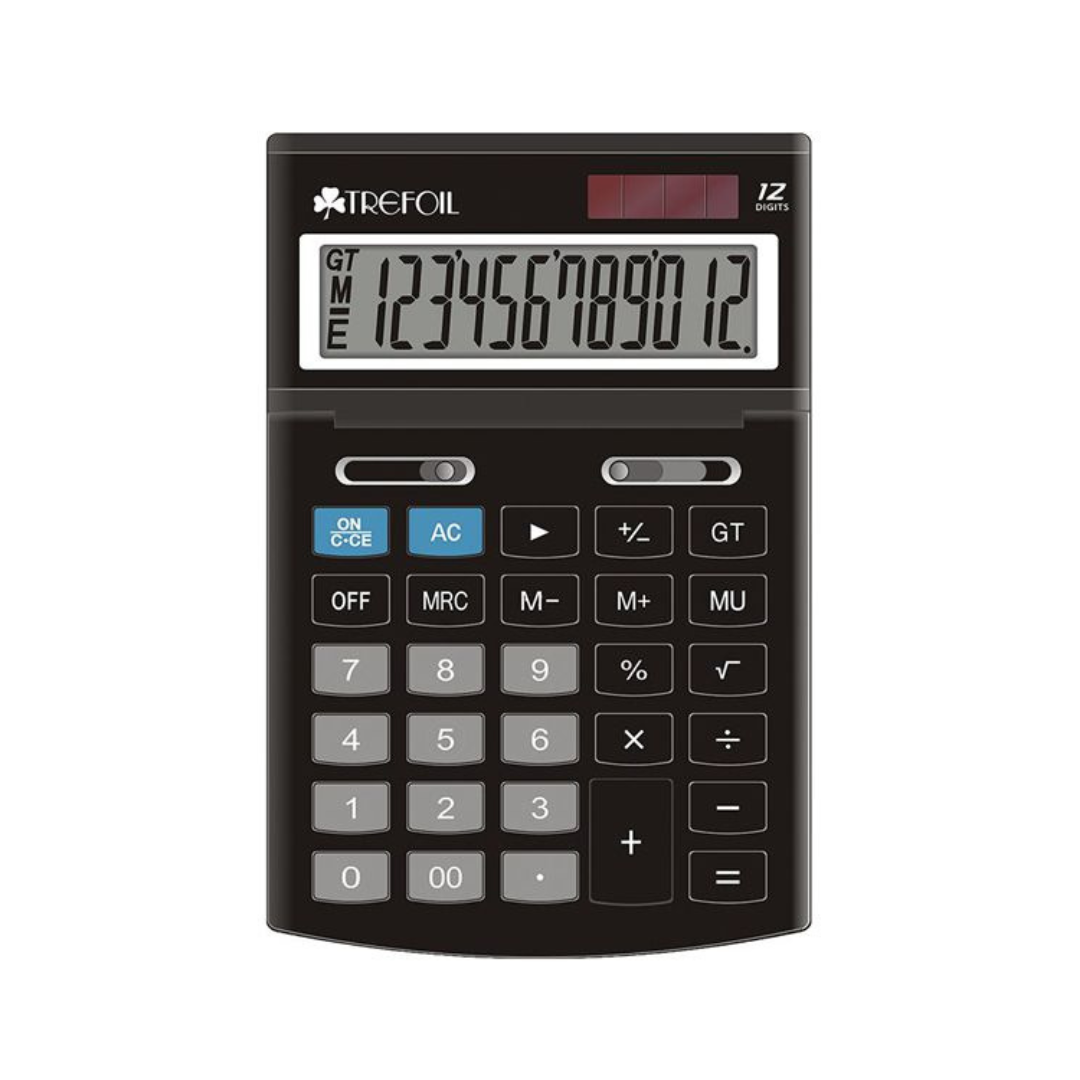 Trefoil 12 Digit 4613 Desktop Calculator