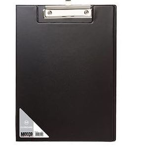 Clipboard A4 Meeco PVC With Flap Assorted Colours