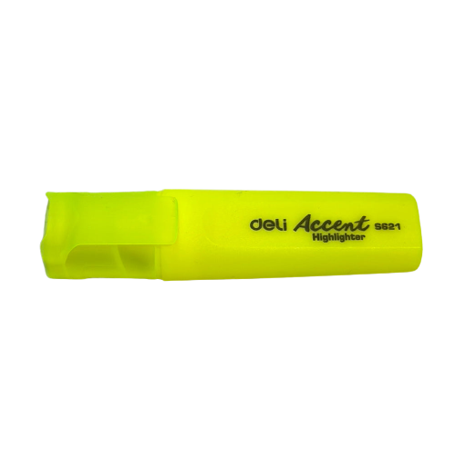 Highlighters Deli Accent Yellow