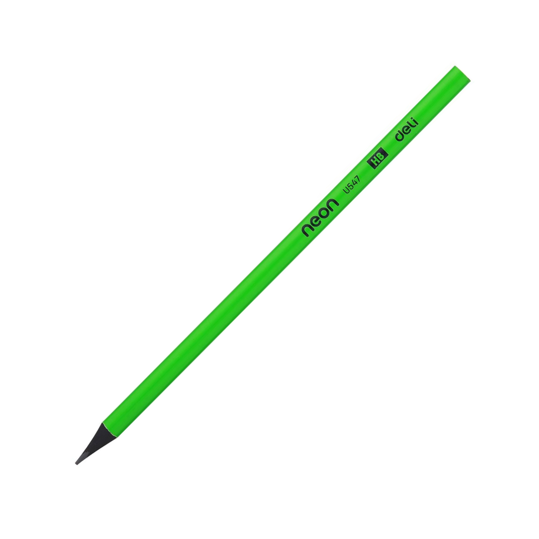 EU54700 Triangular Pencil HB Neon Without Eraser Wood Free 1 APSBTS