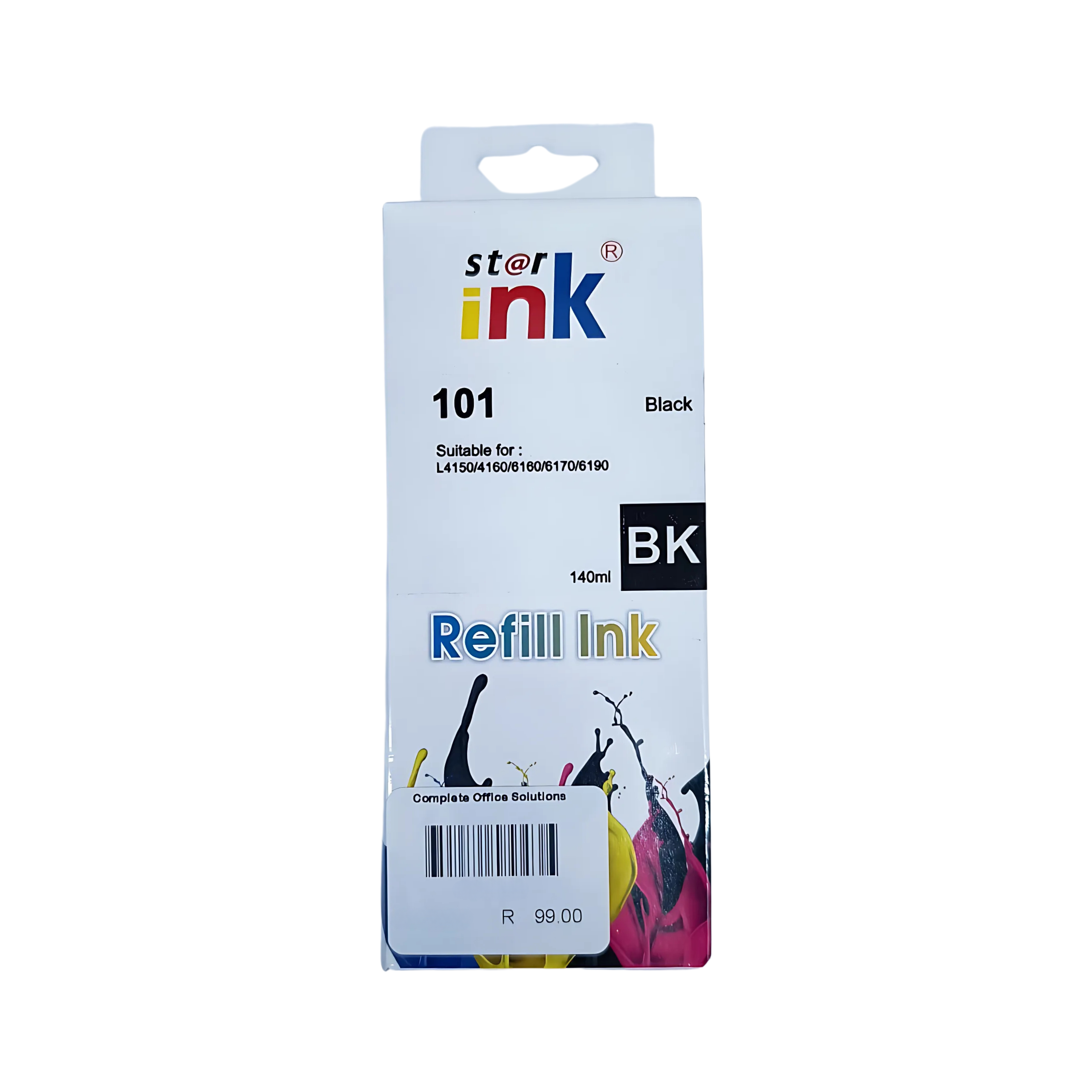 Epson 101 Ink Bottles Black 140ml Generic
