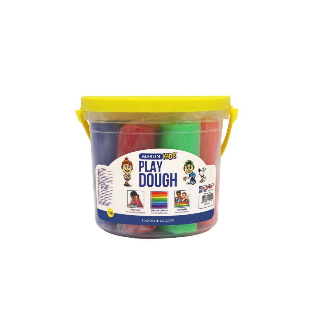 Play Dough 1Kg Marlin Bucket 8 Colours