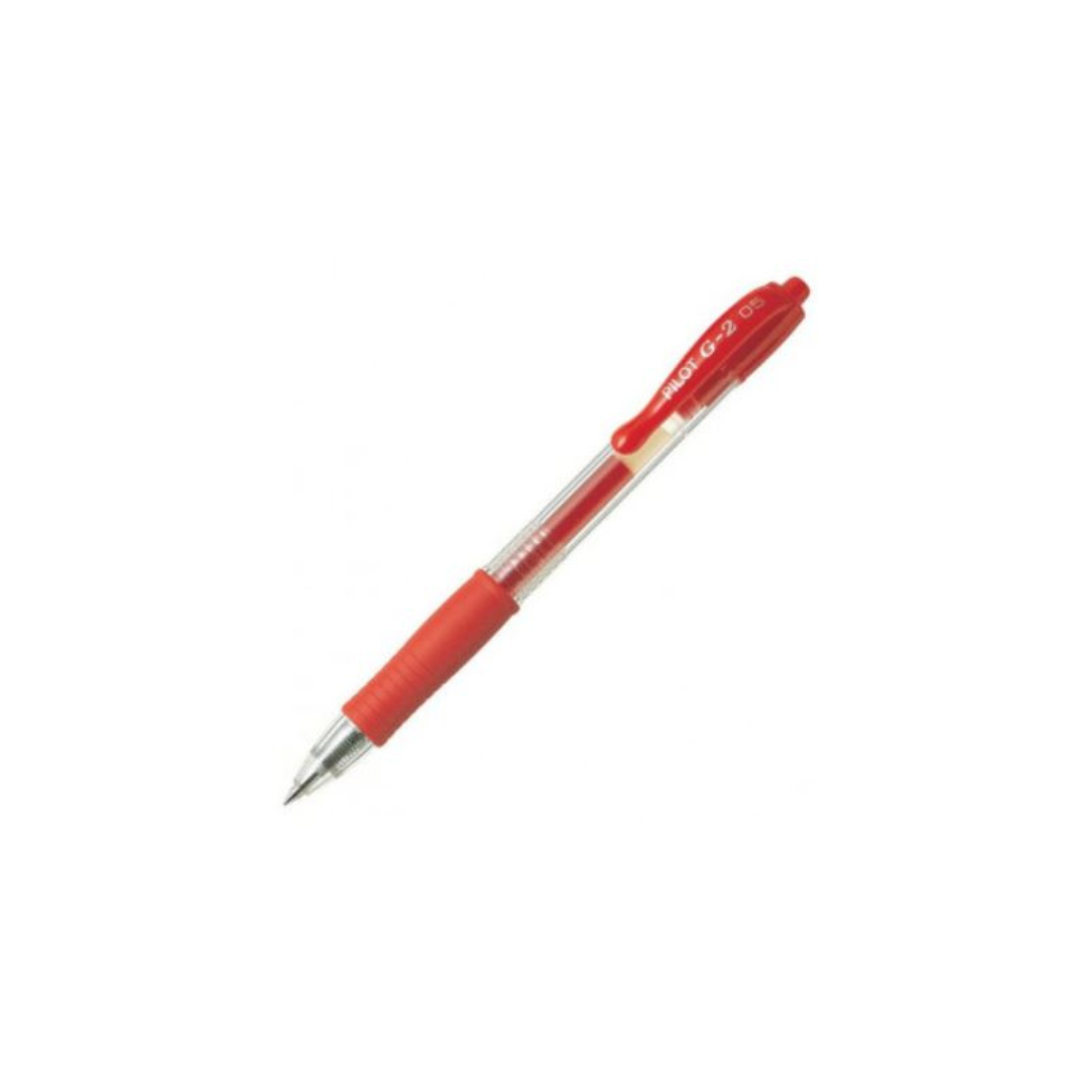 Pen 0.5 Pilot Gel G2 Retractable Red