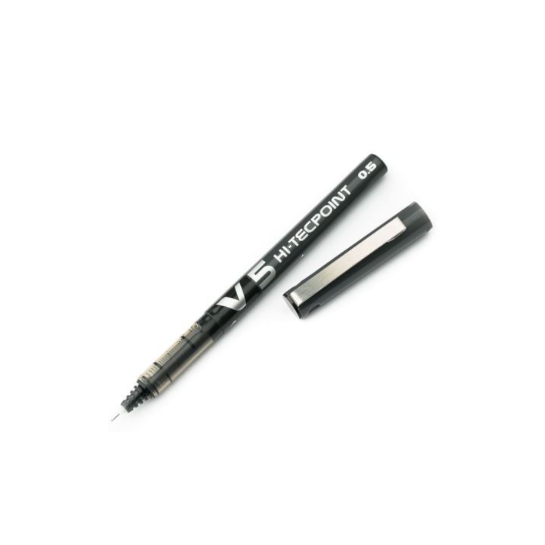 Pen 0.5mm Pilot Rollerball Hi-Tech BXV Black