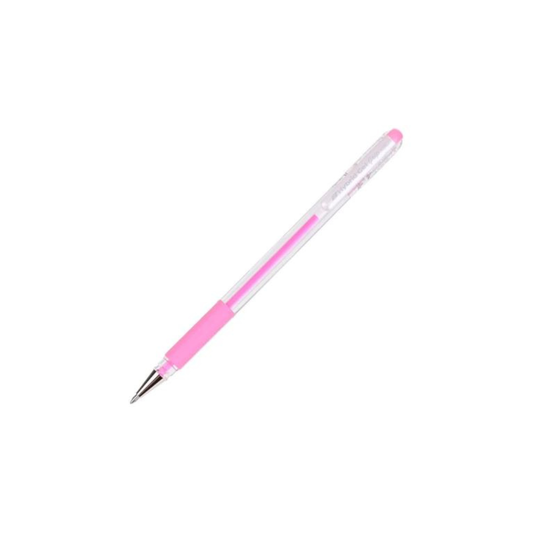 Pen 0.8 Pentel Hybrid Milky Gel Grip Pink