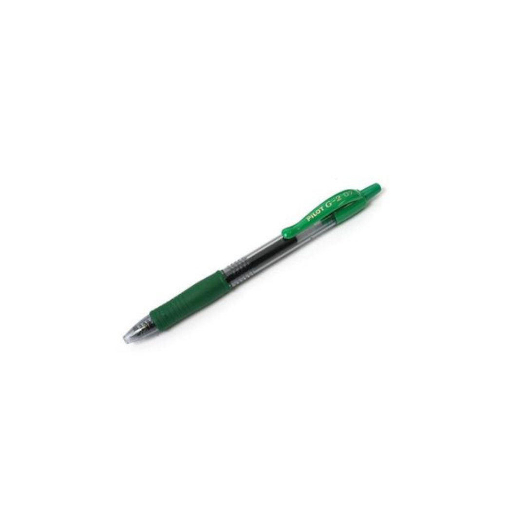 Pen 0.7 Pilot Gel G2 Retractable Green