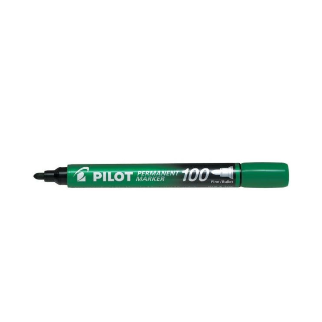 Marker Pilot Permanent 100 Bullet Green