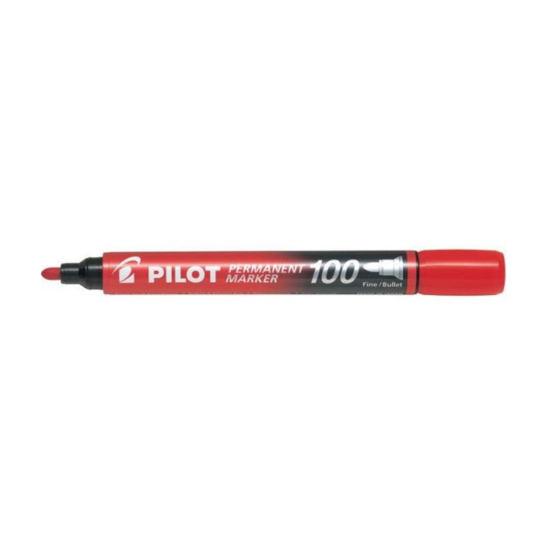 Marker Pilot Permanent 100 Bullet Red