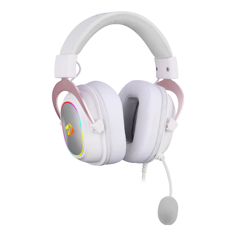 Redragon Over-Ear Zeus X RGB USB White Headset