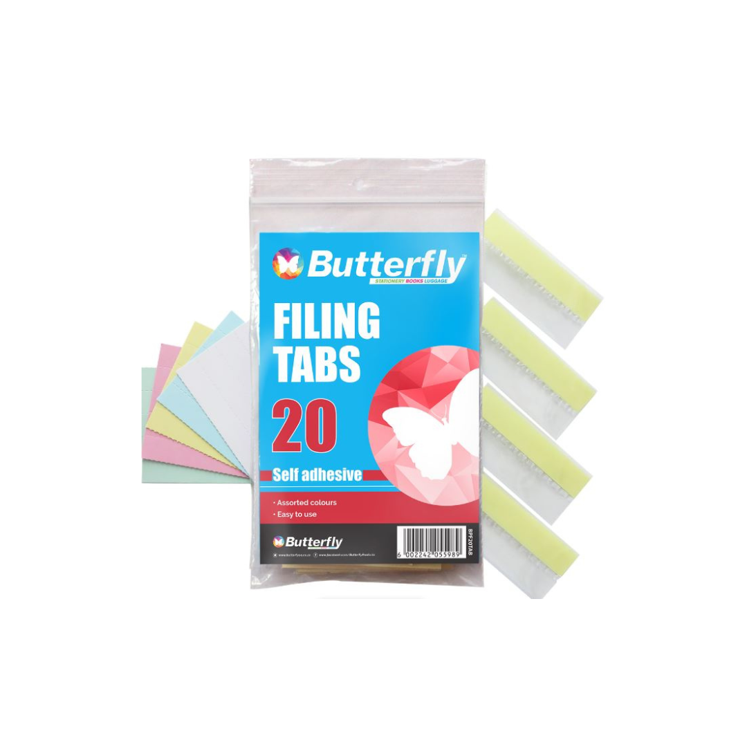 Tabs Butterfly Filing 20's