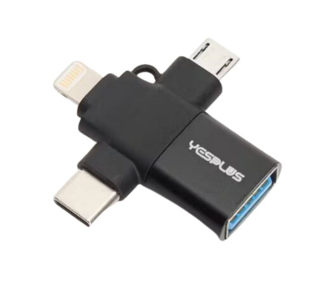 YESPLUS 3 in 1 OTG Adapter Converter
