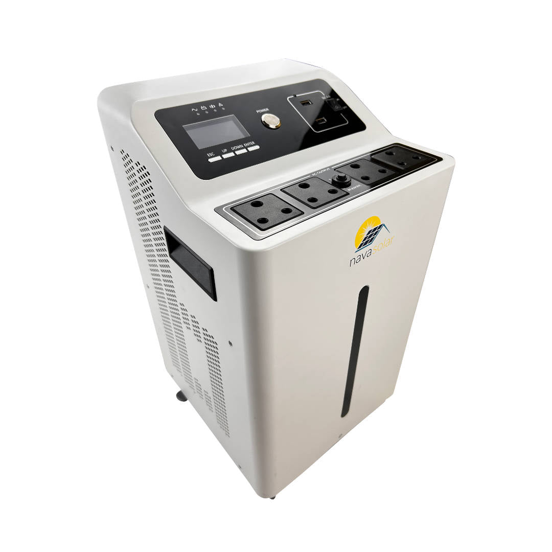 NavaSolar 3KW Inverter with 100ah Lithium Battery 25.6V