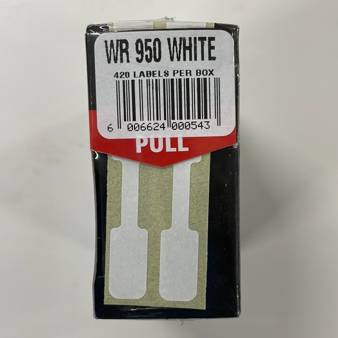Labels 9x50mm Redfern White Roll