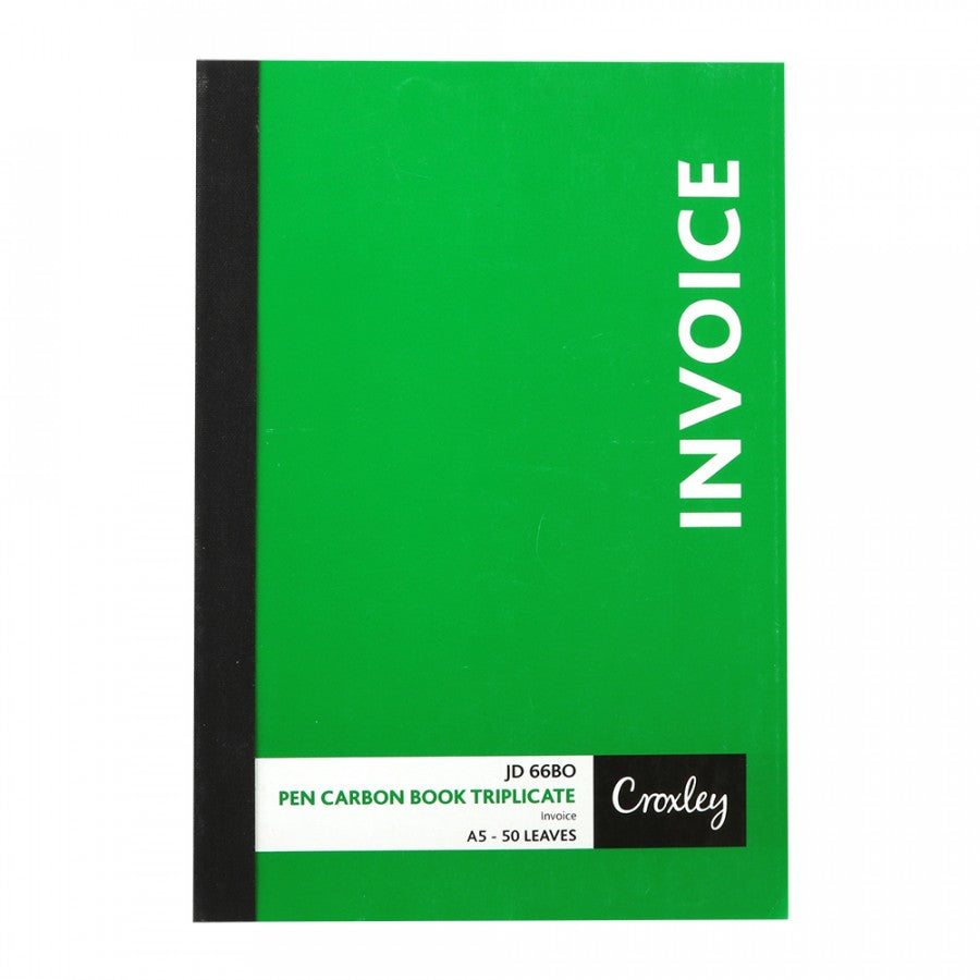 Books A5 Croxley Carbon Invoice Triplicate 50pg JD126BO