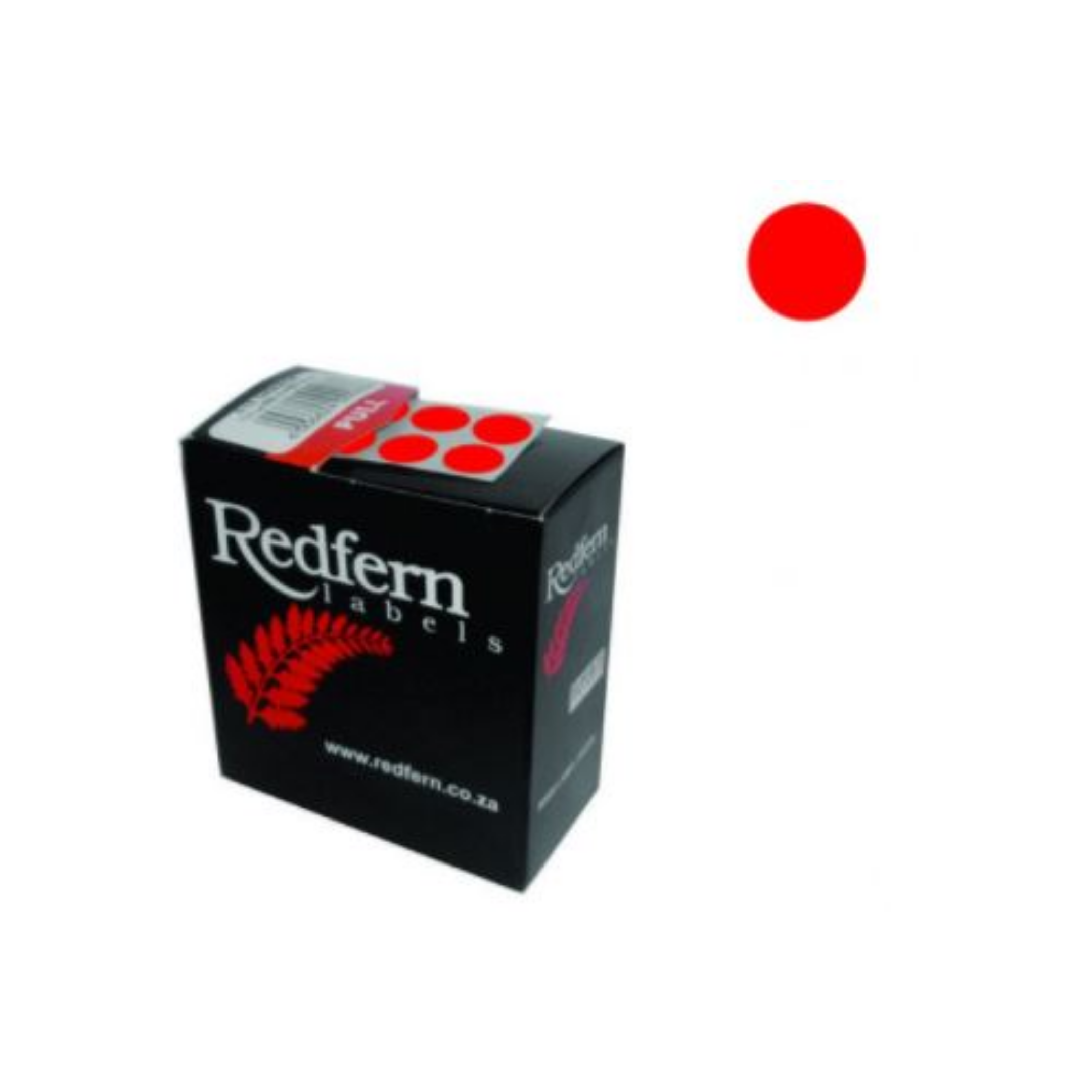 Labels C10 Redfern Fluorescent Red