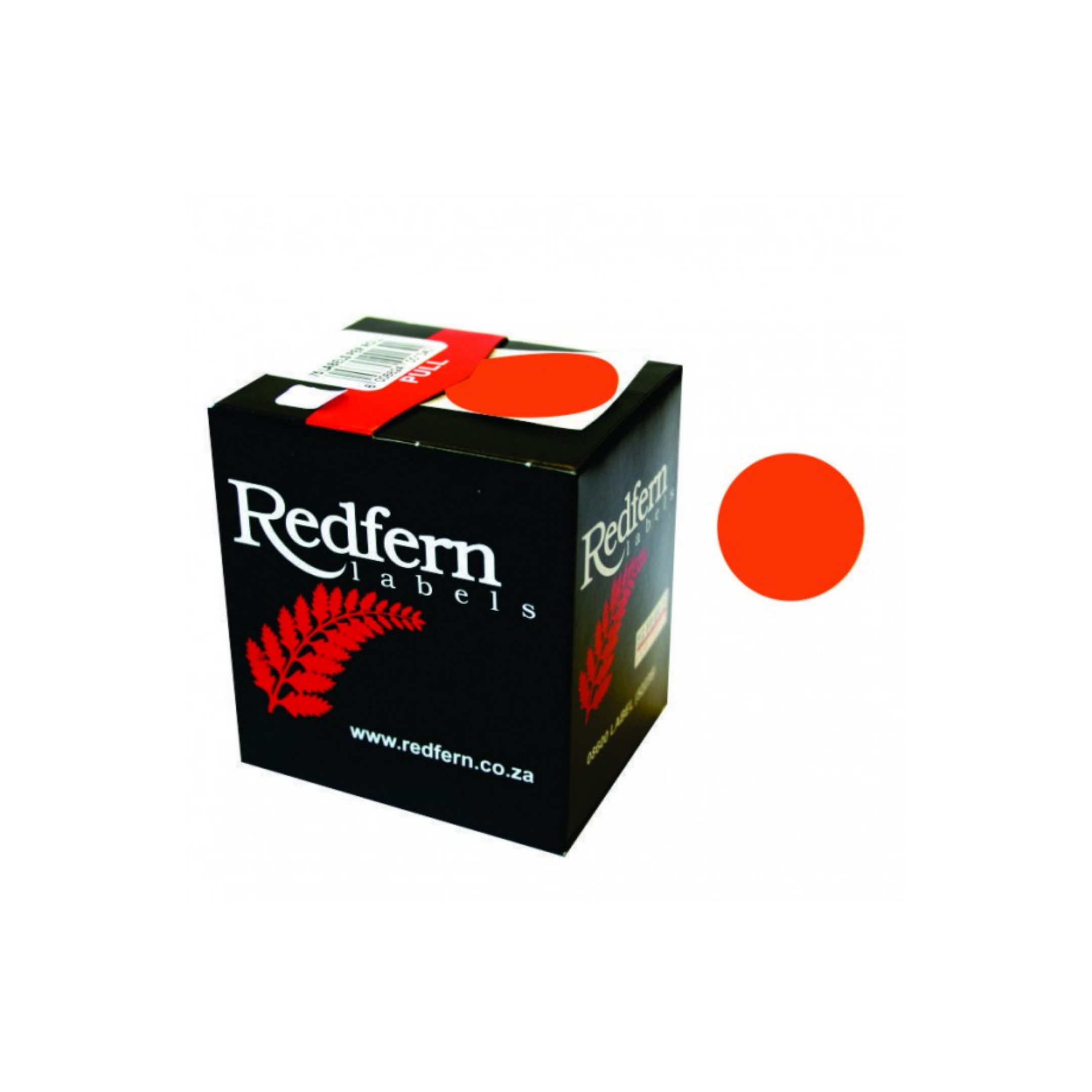 Labels C13 Redfern Fluorescent Red