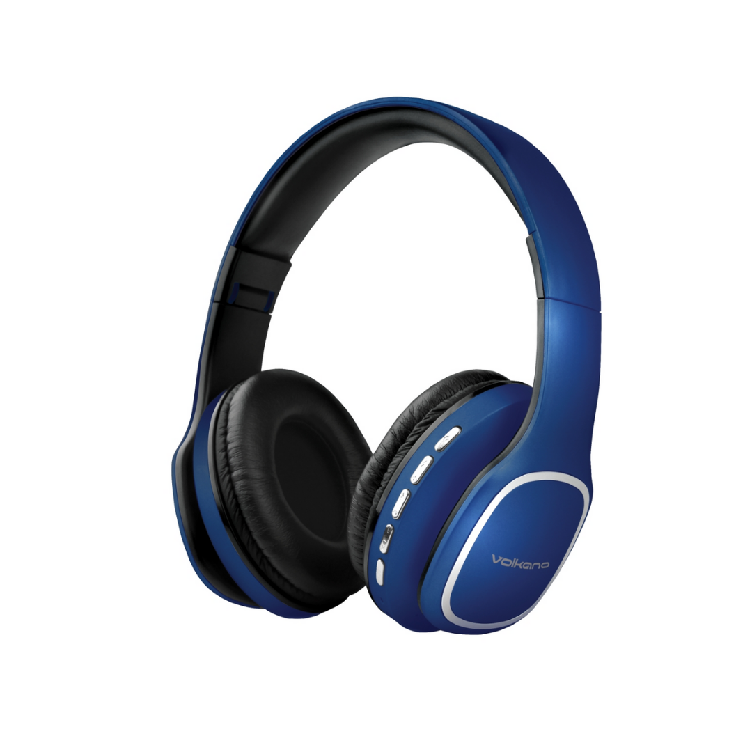 Volkano Phonic Series Bluetooth Headphones - Blue