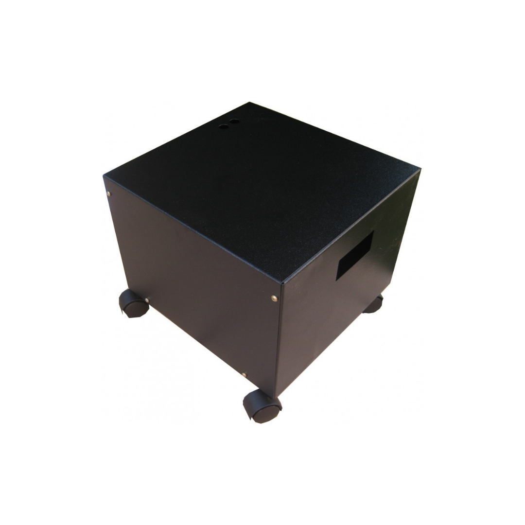 Cabinet Trolley C2 Inverter Batteries Black Powder Coated