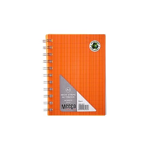 Book A5 Meeco 80pg Note Neon Orange