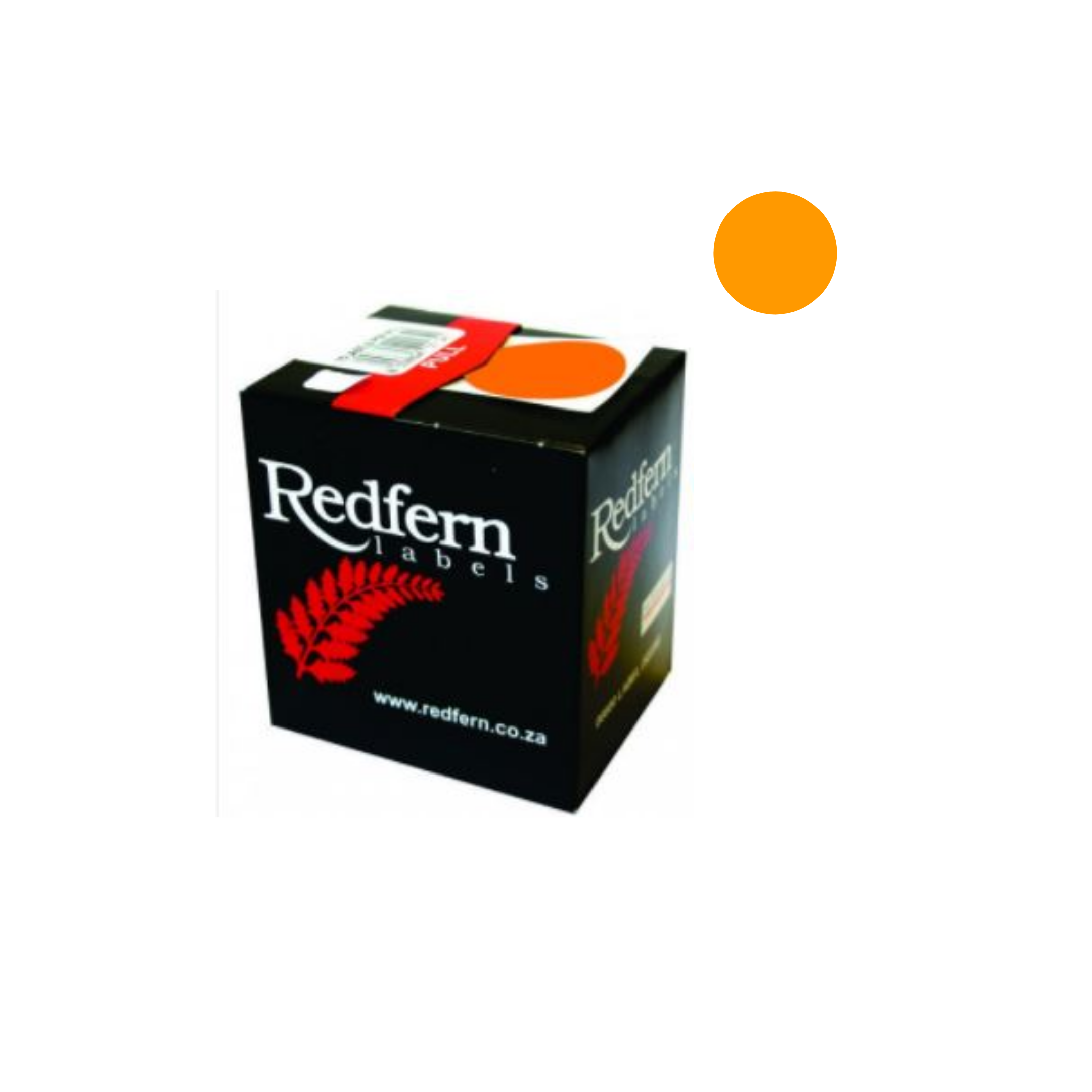 Labels C13 Redfern Fluorescent Orange