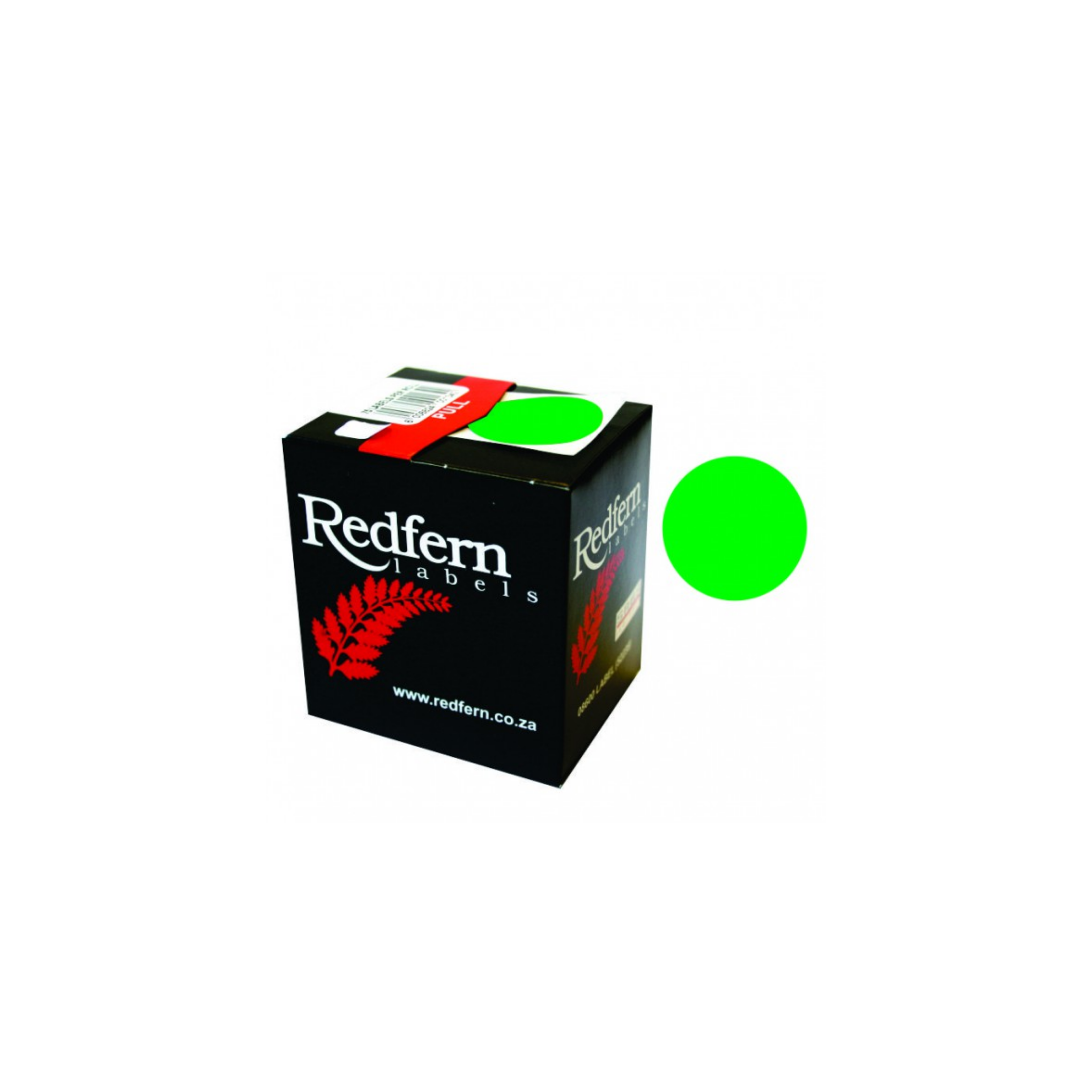 Labels C13 Redfern Fluorescent Green