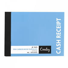 Books A6 Croxley Carbon Cash Receipt Duplicate