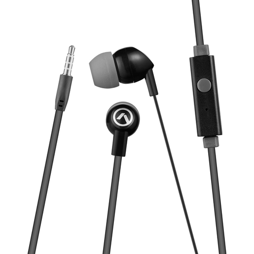 Amplify Vibe Series earphones with Mic Black & Grey