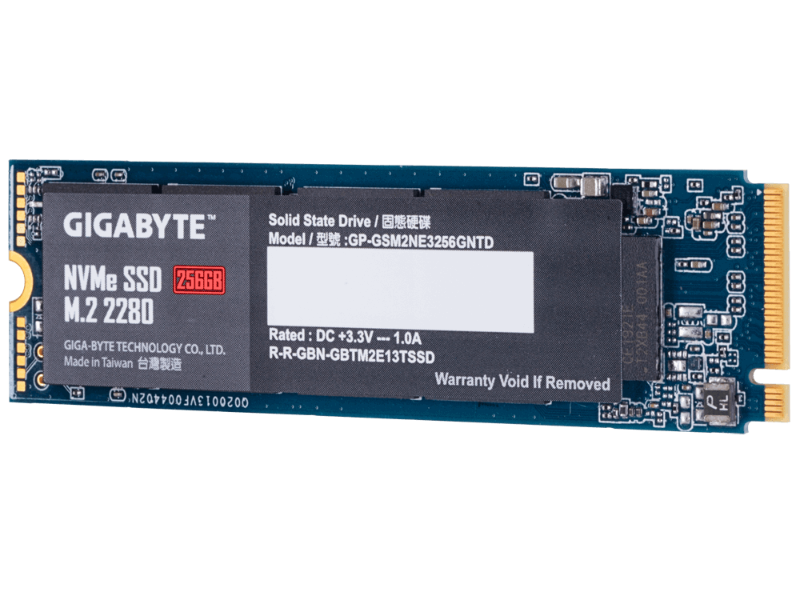 Gigabyte 256GB M.2 NVMe SSD