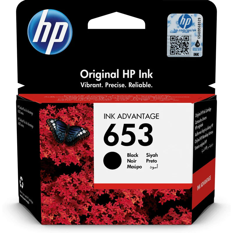 HP 653 STD Black Inkjet - Original