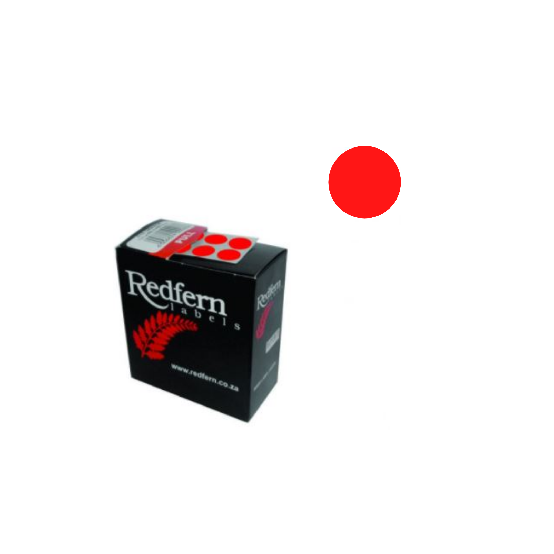 Labels C19 Redfern Fluorescent Red