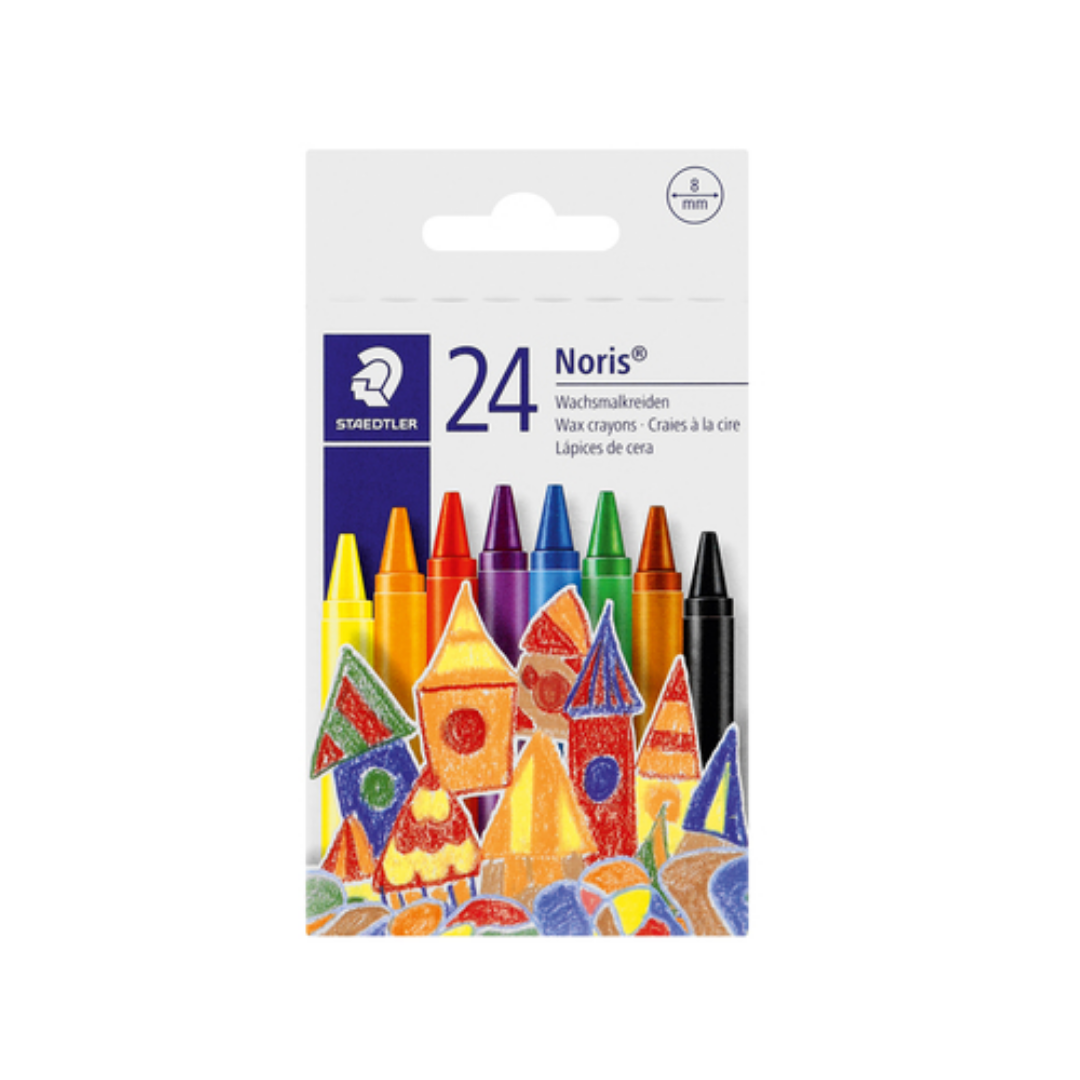Crayons 24 Pack Staedtler Wax Noris Club