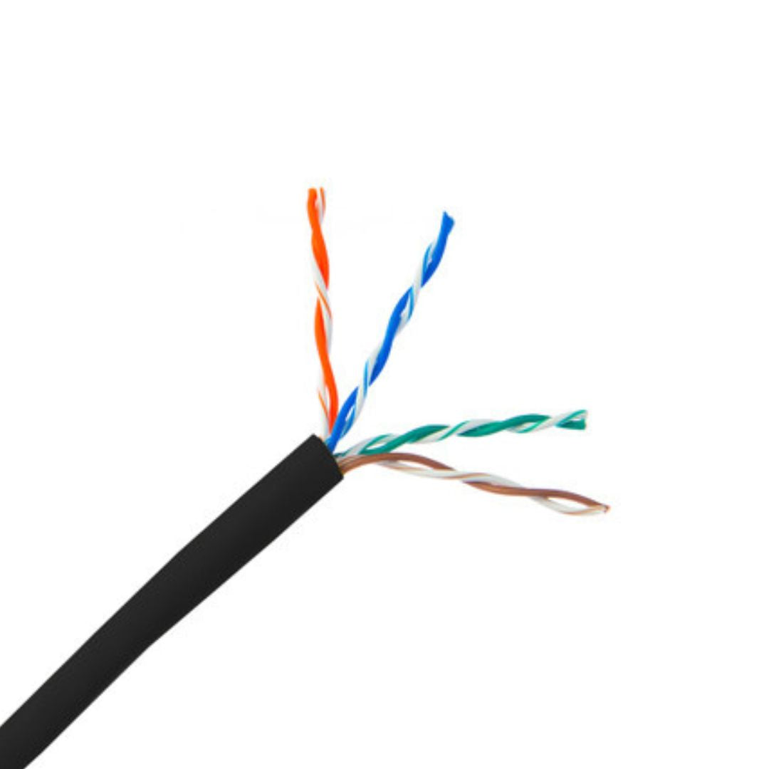 UTP Network Cable CAT6 Black per meter (500M Roll)