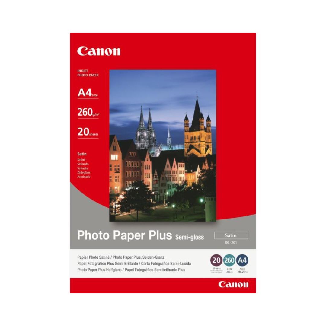 Canon SG-201 A4 Semi Gloss Photo Paper 20 Sheet