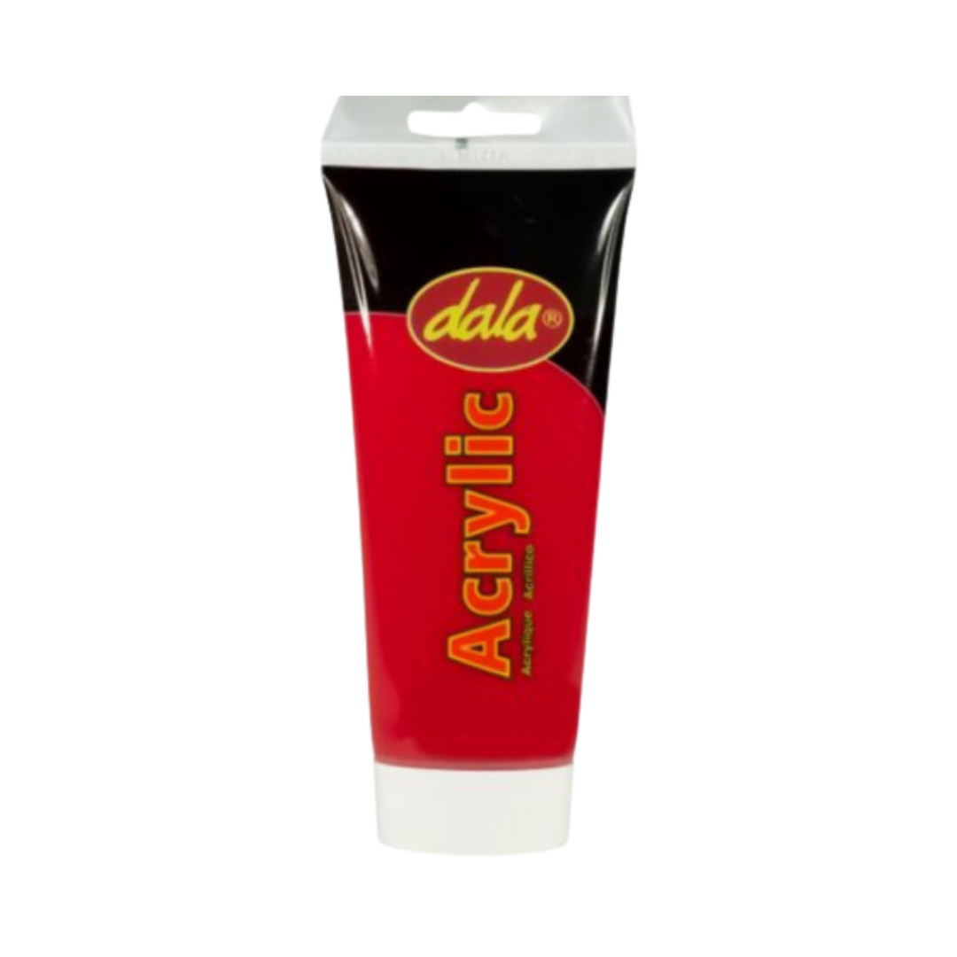 DALA ACRYLIC PAINT 75ml TUBE PERM RED