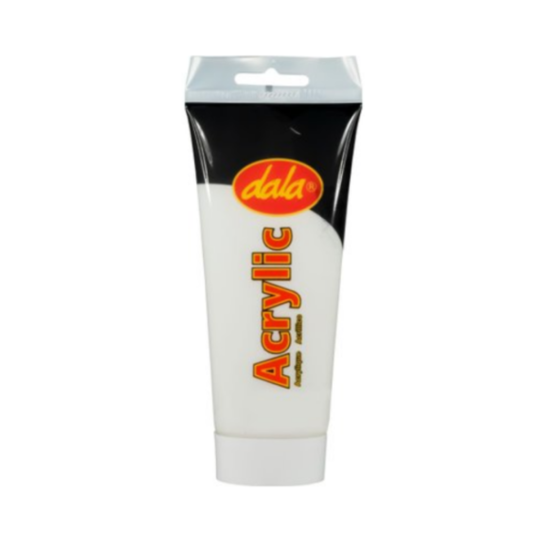 DALA ACRYLIC PAINT 75ml TUBE PERM WHITE SWPB2S