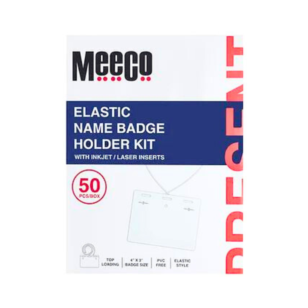 Meeco Name Badge Holder Kit Elastic 50