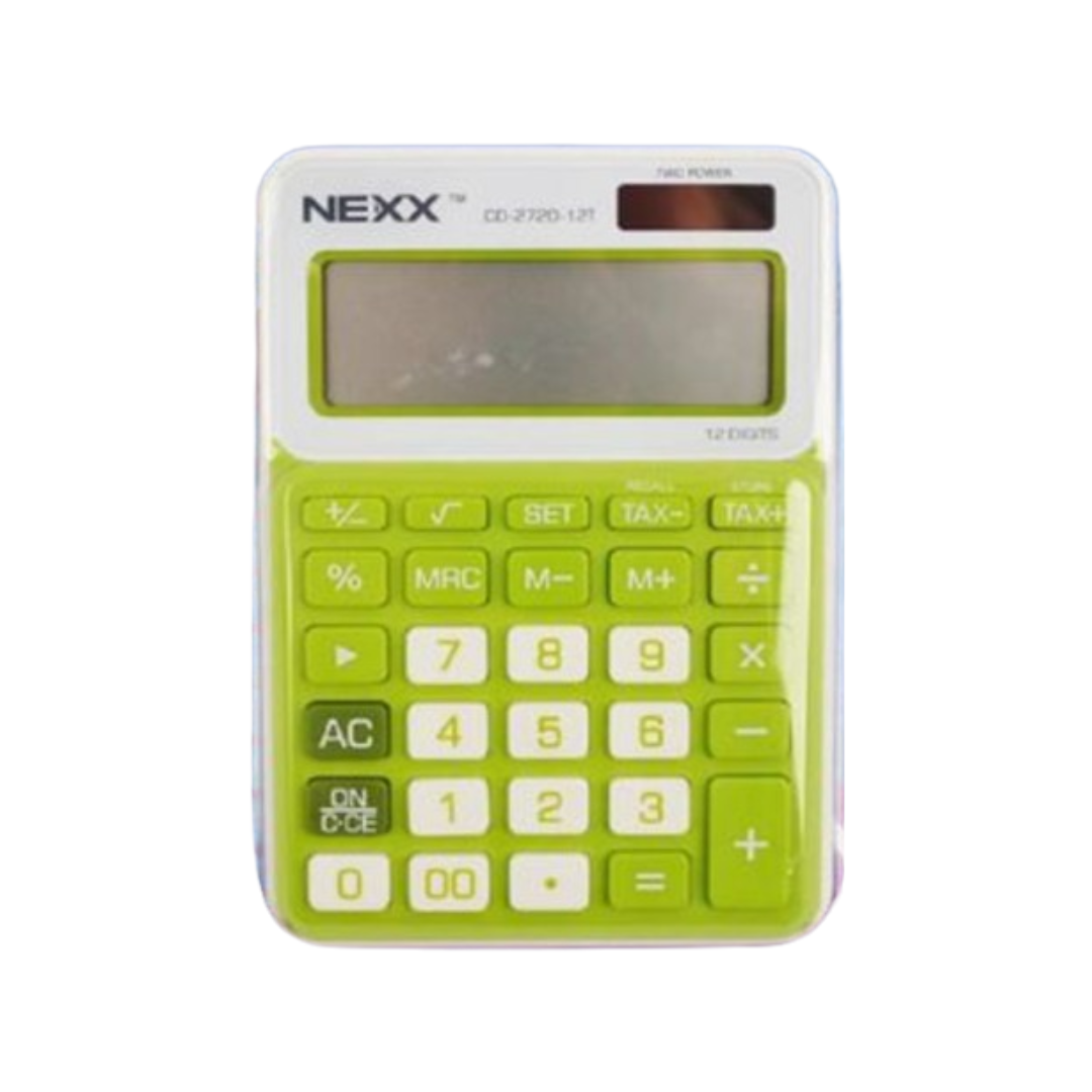 Nexx CD2720 Green 12 Digit Desktop Calculator