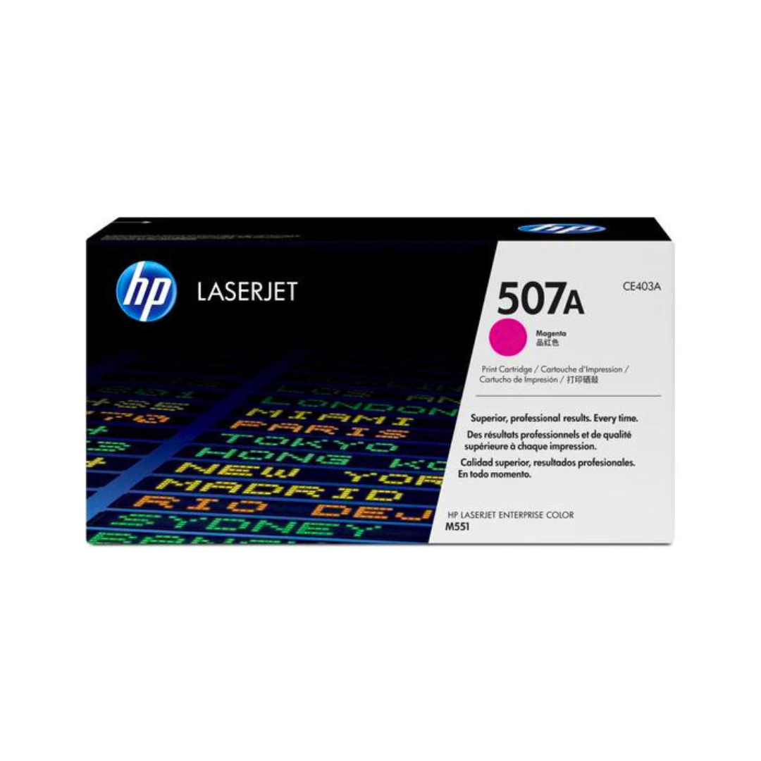 Original HP M551 CE403A Magenta Toner Cartridge 507A