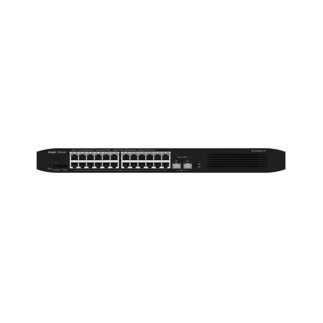 Reyee 24XGE POE 2xGE 2xSFP 370W Managed Switch