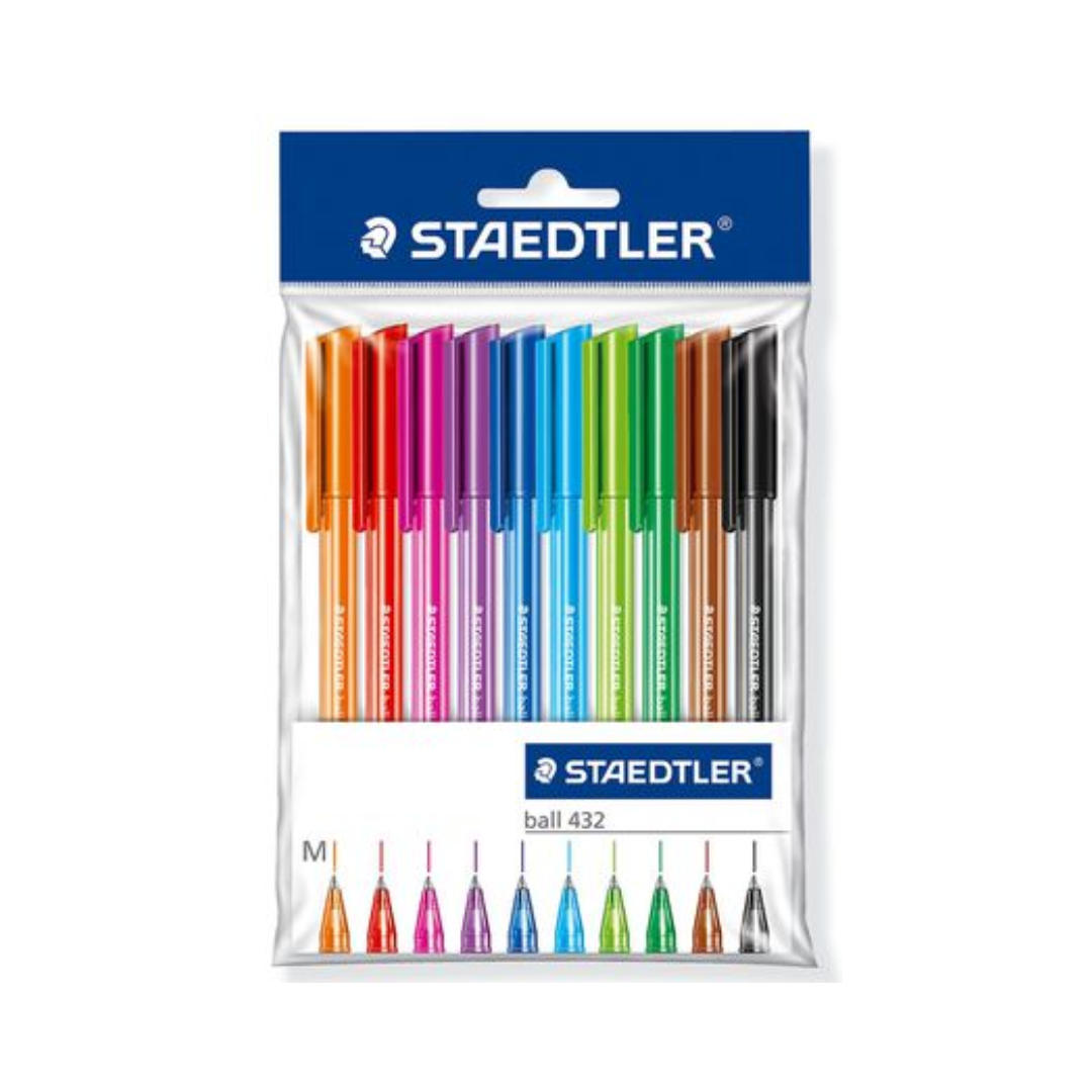 STAEDTLER Ballpen set 10 Colour SWPB2S